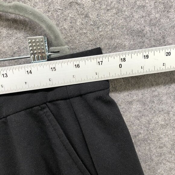 Gap Crop Wide Leg Knit Pants Womens LP Black Trouser Ponte Comfort High Rise - Picture 5 of 10